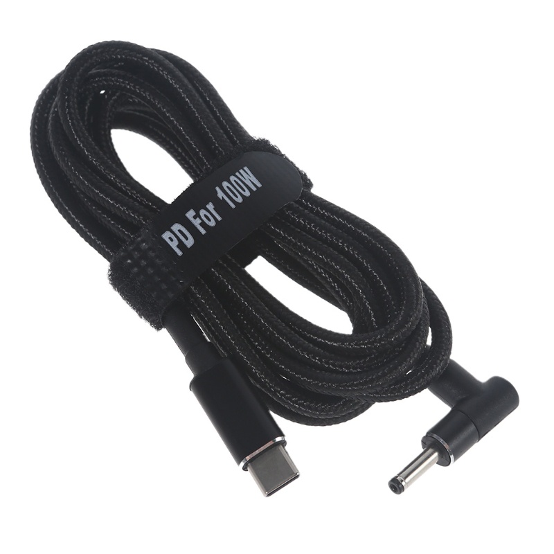Dây Cáp Sạc 100W PD USB Type C Đầu Vào Cho DC 3 5x1 35mm Male