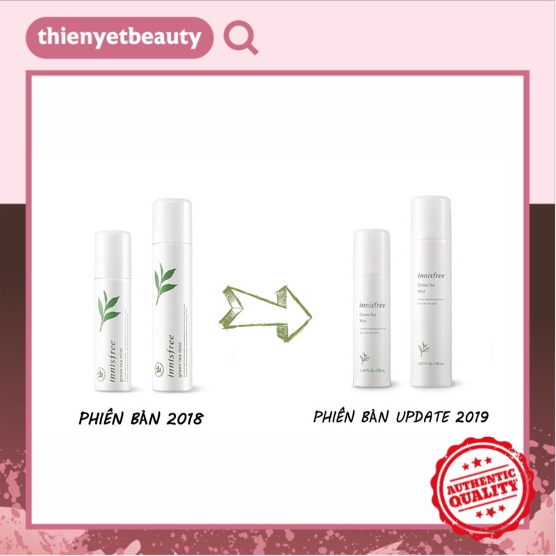 Xịt khoáng Green Tea Mineral Mist