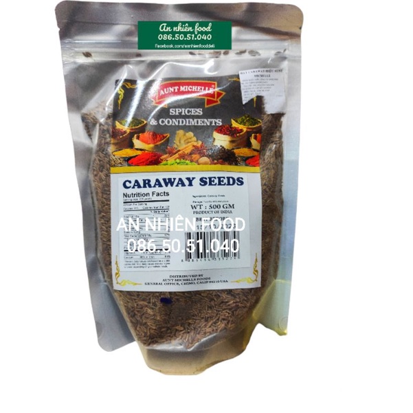 Caraway Seeds Gia Vị Nấu Món Âu Mỹ Aunt Michelle