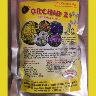 Phân bón hữu cơ sinh học kích thích ra hoa cho Lan Orchid 2