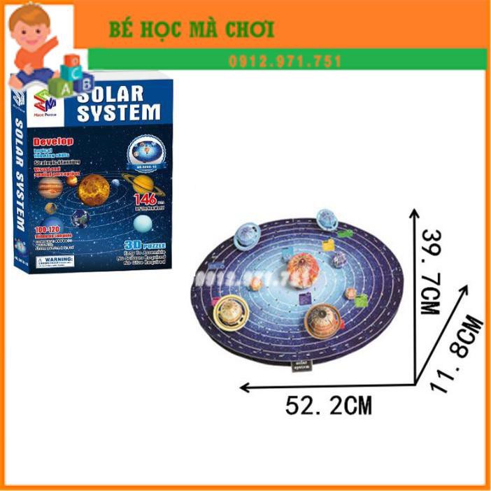 Mô hình Puzzle 3D hệ hành tinh mặt trời