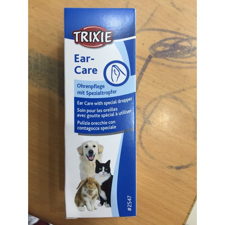 EPIOTIC và TRIXIE sản phẩm vệ sinh tai cho chó mèo