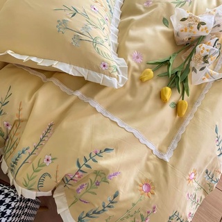 Chăn Ga lụa Tencel Elegante Đơn giản sang chảnh