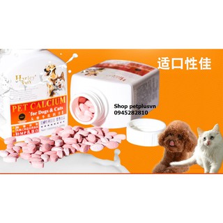 Combo 10 Viên Khoáng Canxi sữa cho chó mèo Pet Calcium
