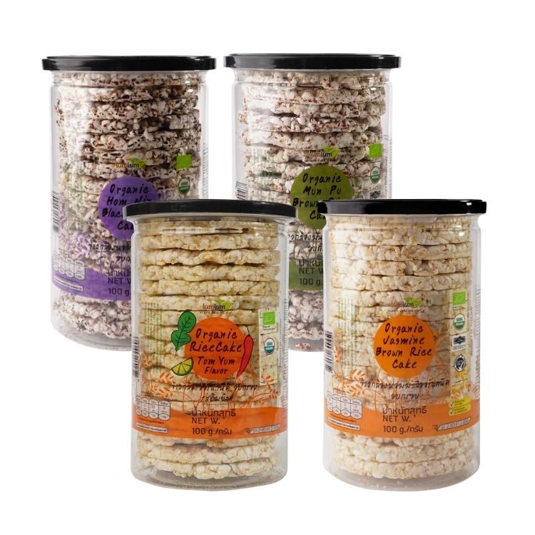 Bánh Gạo Lứt Organic Lumlum, Bánh Gạo Lứt Hữu Cơ
