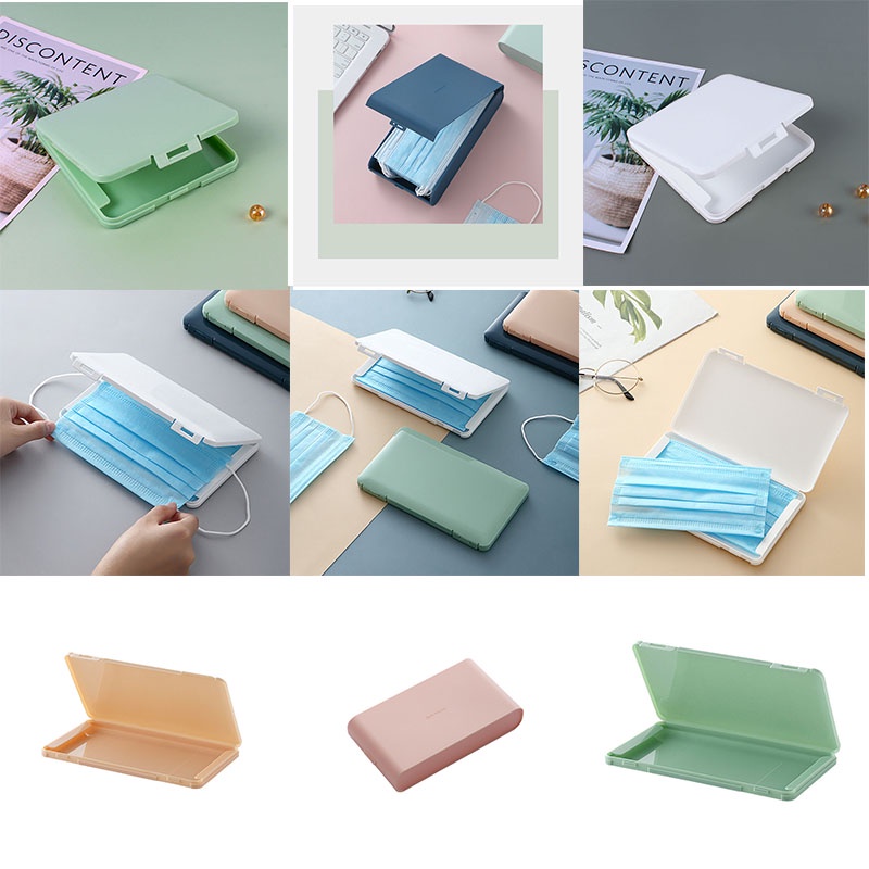 Hộp Đựng Khẩu Trang Tạm Thời Tiện Dụng Cho Học Sinh