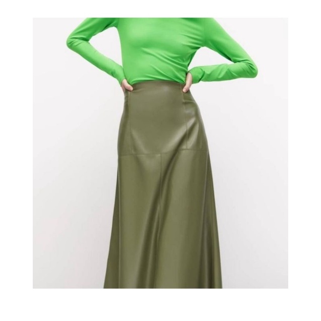 Chân Váy Da Zara Authentic sz Xs