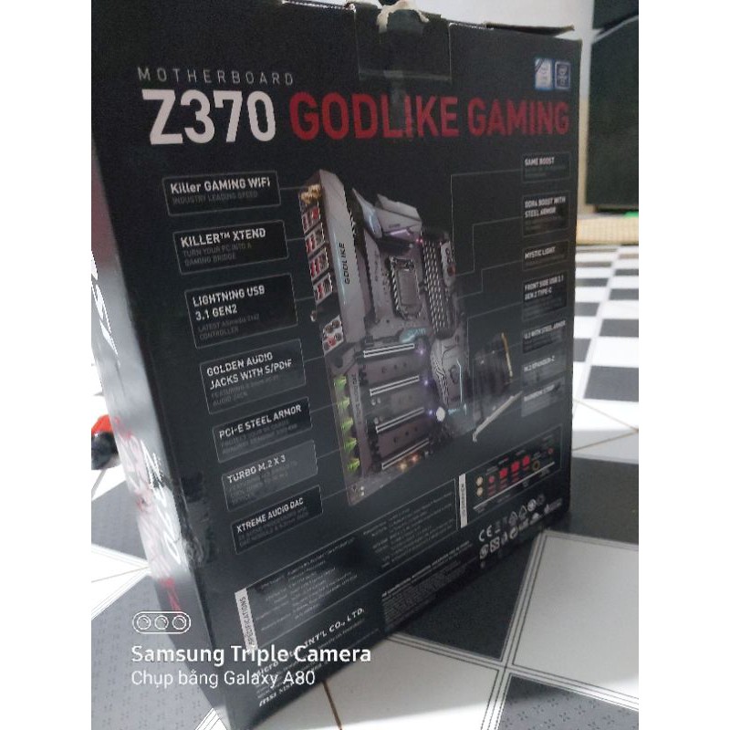 mainboard bo mạch chủ msi z370 godlike gaming full box like new
