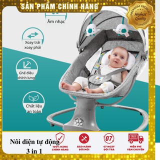 [CAM KẾT HÀNG LOẠI 1] Ghế nôi rung điện cho bé sơ sinh cao cấp giúp bé ngủ ngoan, Kết nối bluetooth❤️️Điều khiển từ xa