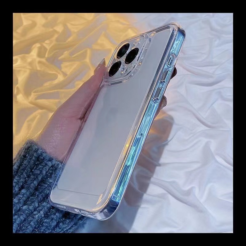 Ốp Điện Thoại Bằng TPU Acrylic Trong Suốt Cứng Cao Cho iPhone 11 12 13 Pro Max 7 8 Plus Xs Max Xr