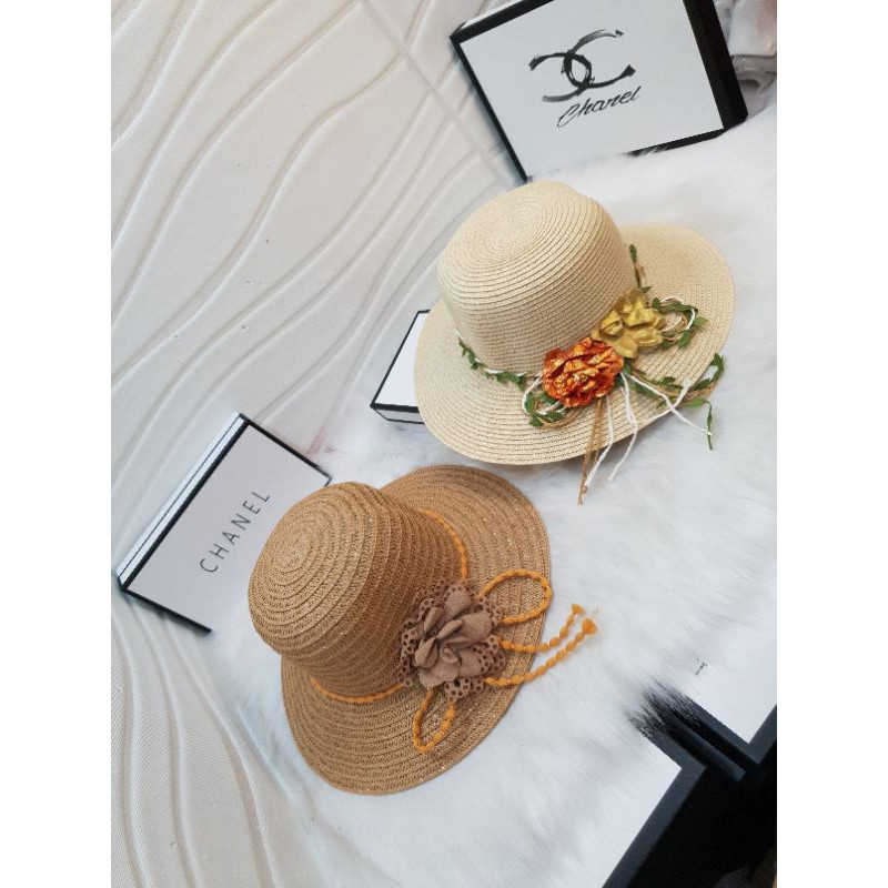 mũ cói nón cói rộng vành mẫu ngẫu nhiên