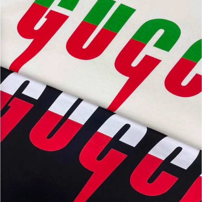 Áo thun G.U.C.C.I Tia Sét, chất Cotton Co Dãn 4 Chiều - Trend 2022