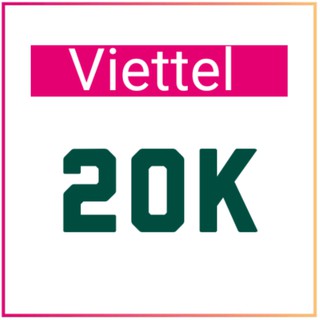 Thẻ Viettel 20K