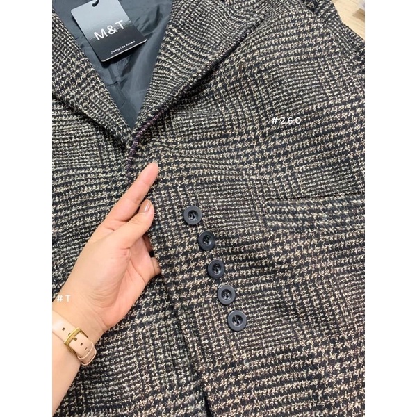 Áo khoác nữ dạ kẻ chần 2 lớp dáng dài và ngắn,  áo khoác nữ 2 lớp dạ kẻ dáng dài freesize dưới 56kg hot hit | BigBuy360 - bigbuy360.vn