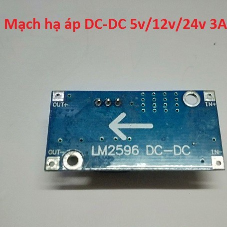 Mạch Hạ Áp 3A  3V-35V LM 2596 .