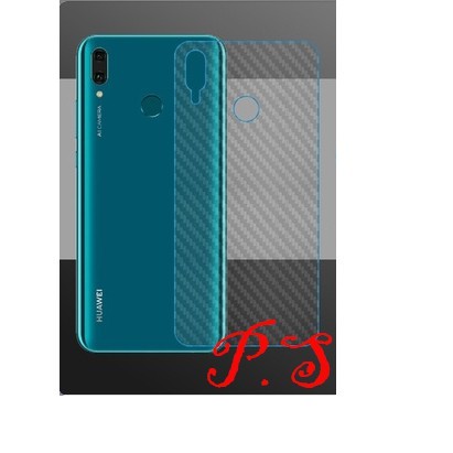 Bộ 3 tấm dán lưng mặt sau vân carbon 3D trong suốt cho điện thoại Huawei Nova 3, Nova 3i,Huawei Y9 2019