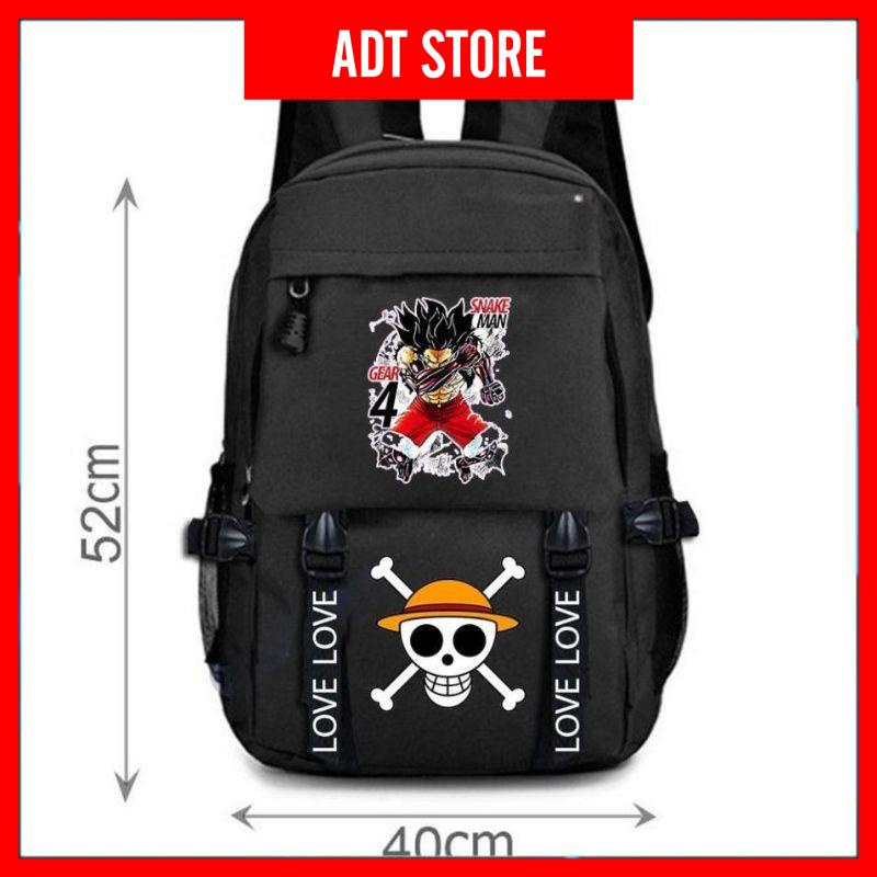 BST Balo Đi Học Cao Cấp One Piece - Đảo Hải Tặc, Balo Monkey D.Luffy