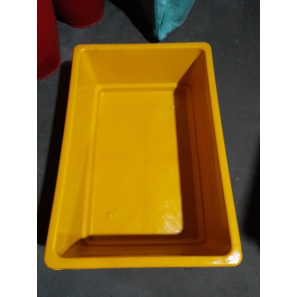 KHAY KHÔNG TẦNG MÀU VÀNG, CHẬU RAU MẦM 65x42x16, KHAY VÀNG TRỒNG RAU ( hàng bể vỡ do vận chuyển không đền)