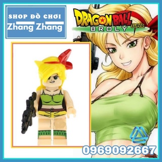 Xếp hình mô hình Lauch thịnh nộ trong Dragon Ball 7 viên ngọc rồng có Songoku Minifigures Kopf KF988