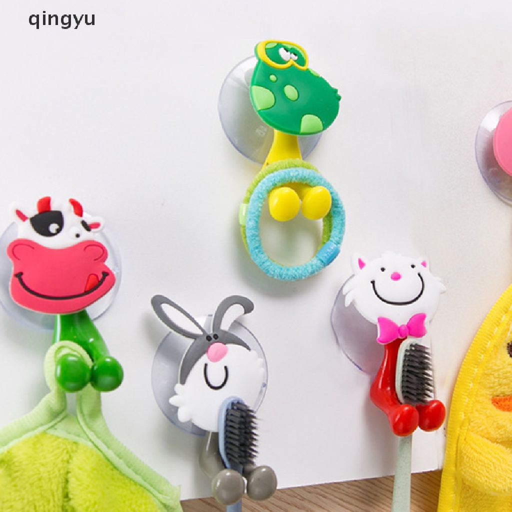 Giá Đỡ Bàn Chải Đánh Răng / Cốc Sắp Xếp Gọn Gàng Gắn Tường Hình Động Vật