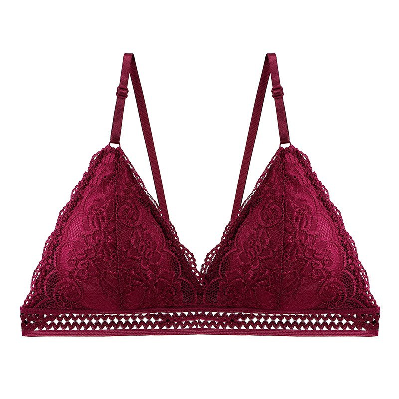 Áo Lót Nữ Ren không gọng - Áo Ngực Nữ mềm mại thiết kế hoạ tiết hoa tôn vòng 1 gợi cảm mẫu 3313