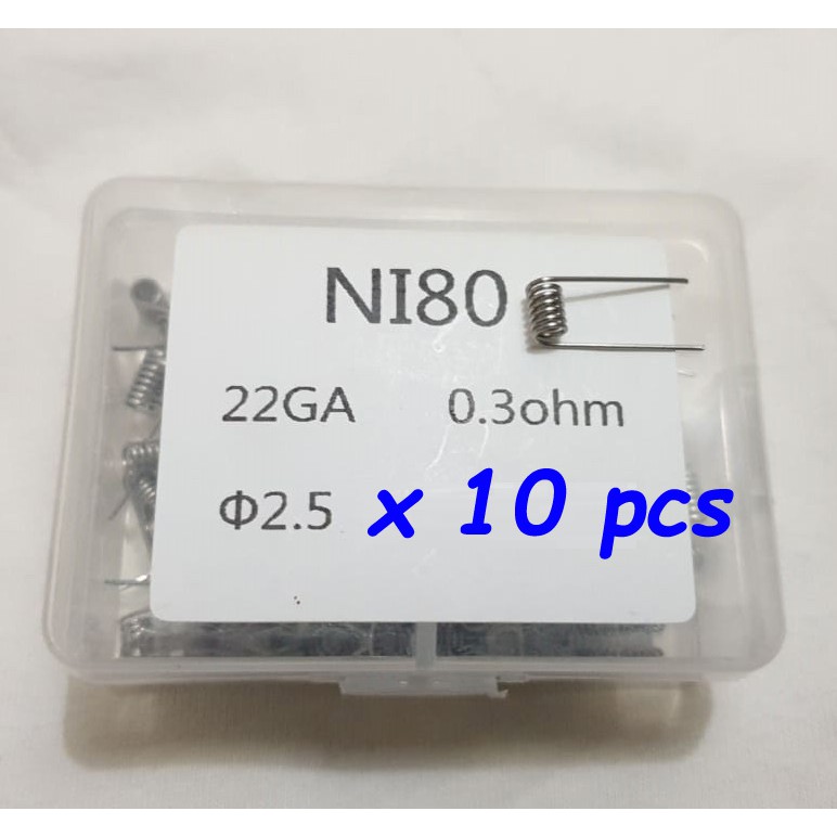 Cuộn Dây Nichrome Ni80 Coil Rba 0.3. 4 0.5 0.6 0.8 Ohm