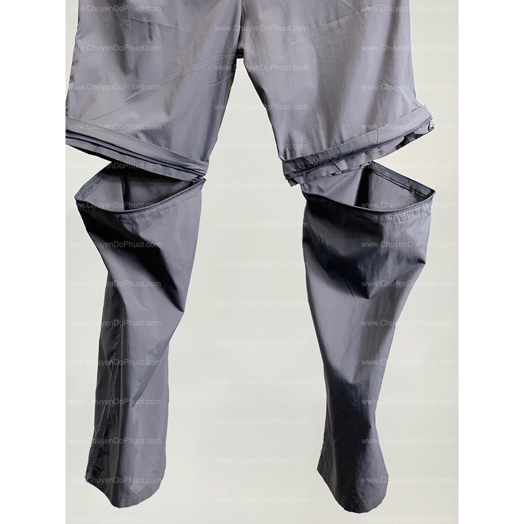 Quần Phượt Leo Núi Hiking Trekking Mau Khô Nối Ống 2 in 1 CVT