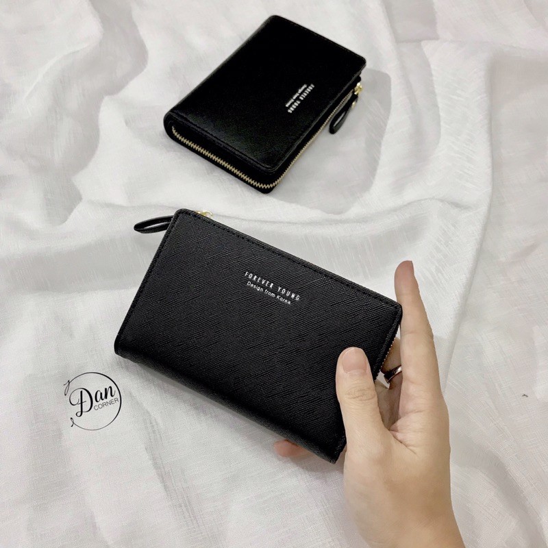 Ví ngắn size trung da xước/sần Forever Young-Góc của Đan(+2.2% phí shopee)