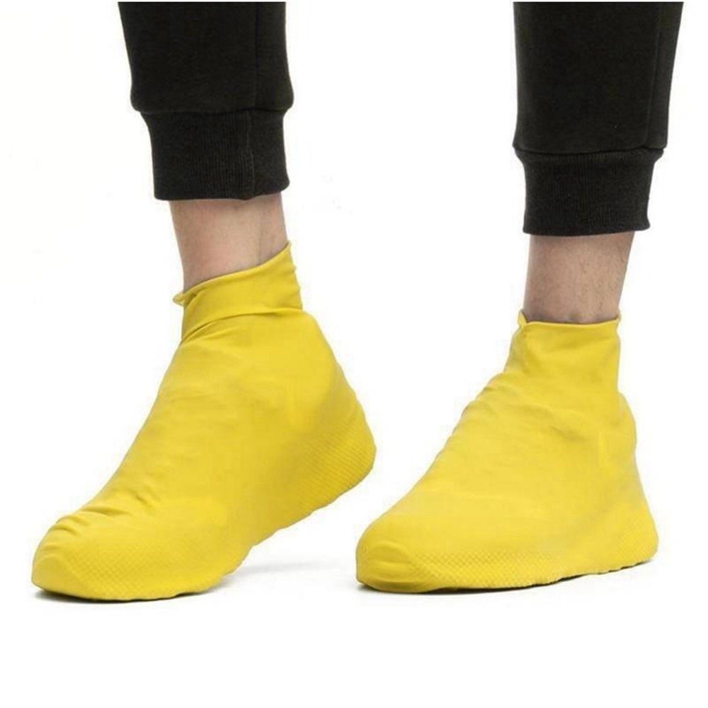 Vỏ Bọc Giày Đi Mưa Bằng Latex Dày Chống Trượt Không Thấm Nước Có Thể Tái Sử Dụng