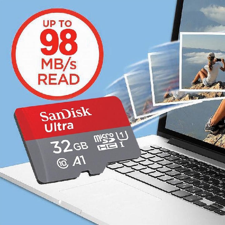 Thẻ nhớ MicroSDHC 128GB 64GB 32GB SanDisk Ultra Class 10 667x 100MB/s