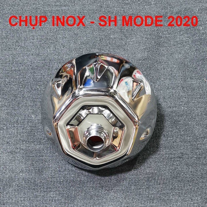 CHỤP ĐUÔI PÔ INOX SH MODE 2020