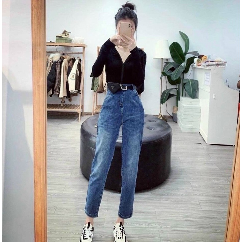 Quần JEANS túi trước🌸FREESHIP🌸quần BAGGY túi viền trước hotren