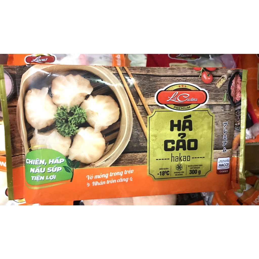 Há cảo Lacusina Food 300gram [Giao Hỏa tốc HCM] 15 viên