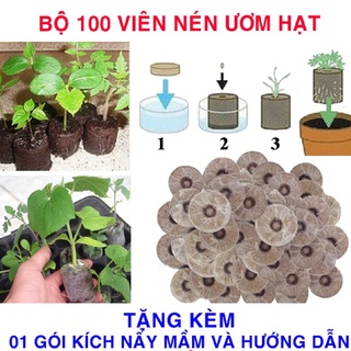 Bộ 100 viên nén ươm hạt
