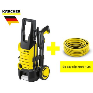 [CHÍNH HÃNG] Combo máy phun rửa áp lực cao Karcher K2.360 Kap và 10 Mét ống dây cấp nước