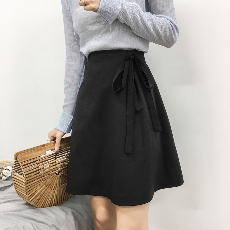 Chân váy chữ A lưng cao thời trang Hàn Quốc | BigBuy360 - bigbuy360.vn