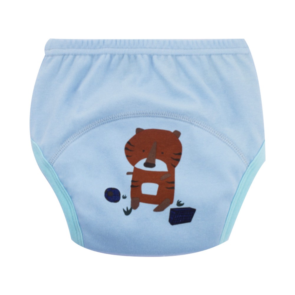 Baby Cloth Diapers Cover Girl Boy Reusable Toilet Pee Potty Training Pants Diaper Nappy Underwear Nappy Changing Panties(Suitable for Babies 15 to 17 kg)1pc Tiger Pattern