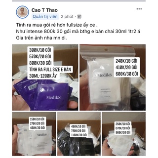 Sample medik8 các loại