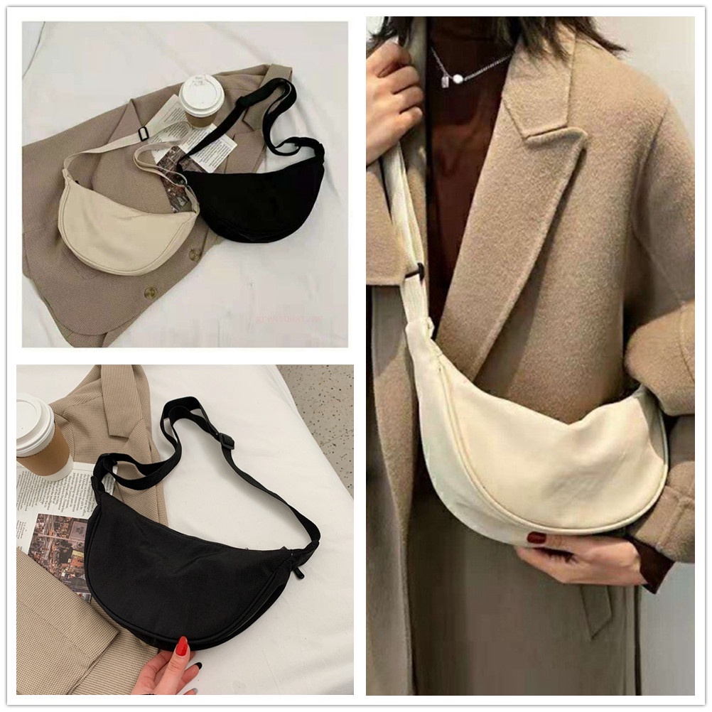 Túi Đeo Vai Vải Canvas Nylon Thiết Kế Đơn Giản Trọng Lượng Nhẹ