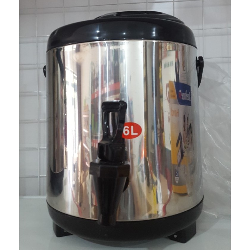 Bình Ủ Trà, Bình Giữ Nhiệt Inox 6L 10L 12L - Dụng Cụ Pha Chế - Kho Pha Chế Đà Nẵng