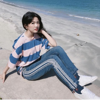 STRIPPED TEE [SIZE GHI PHẦN GHI CHÚ]