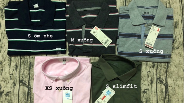 Áo phông có cổ polo Uniqlo