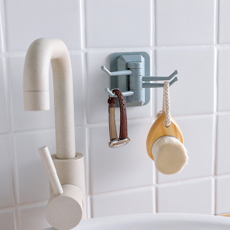 Móc treo đồ dùng gắn tường thiết kế xoay tiện lợi dễ sử dụng cho nhà tắm