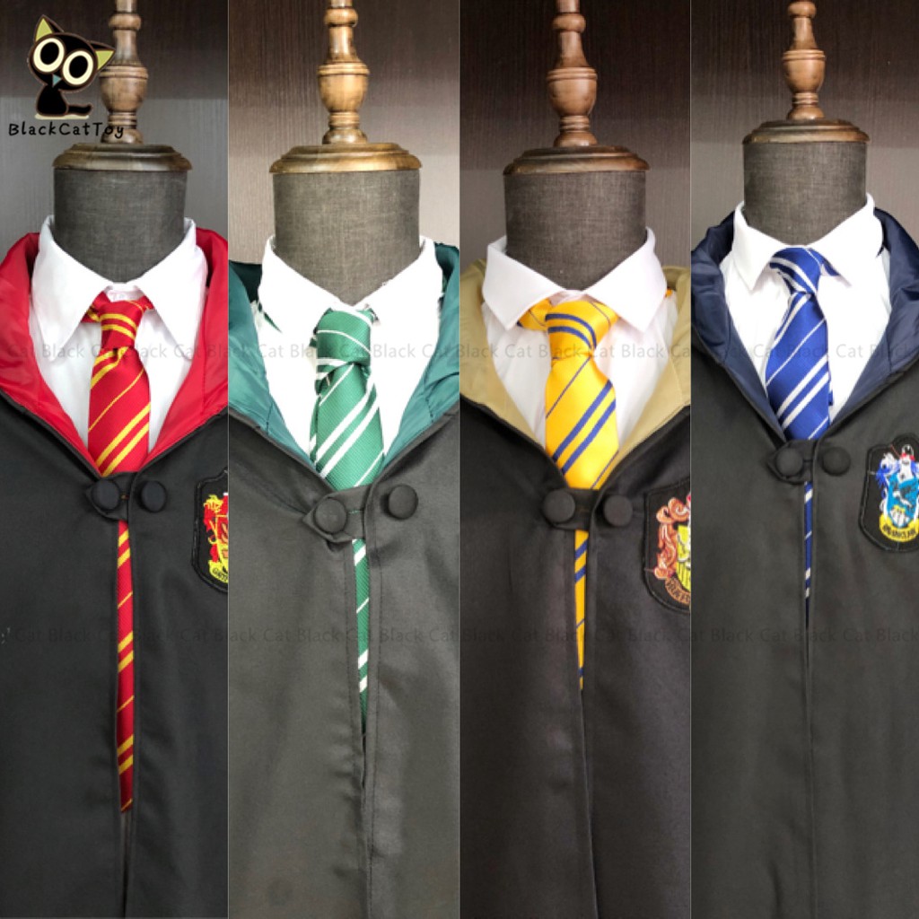 Cà vạt đan hóa trang Hufflepuff Slytherin Gryffindor trong phim ...