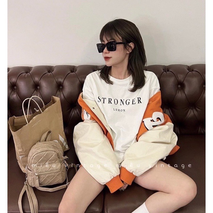 Áo Thun Cặp Kenstore Nam Nữ STRONGER SIÊU HOT