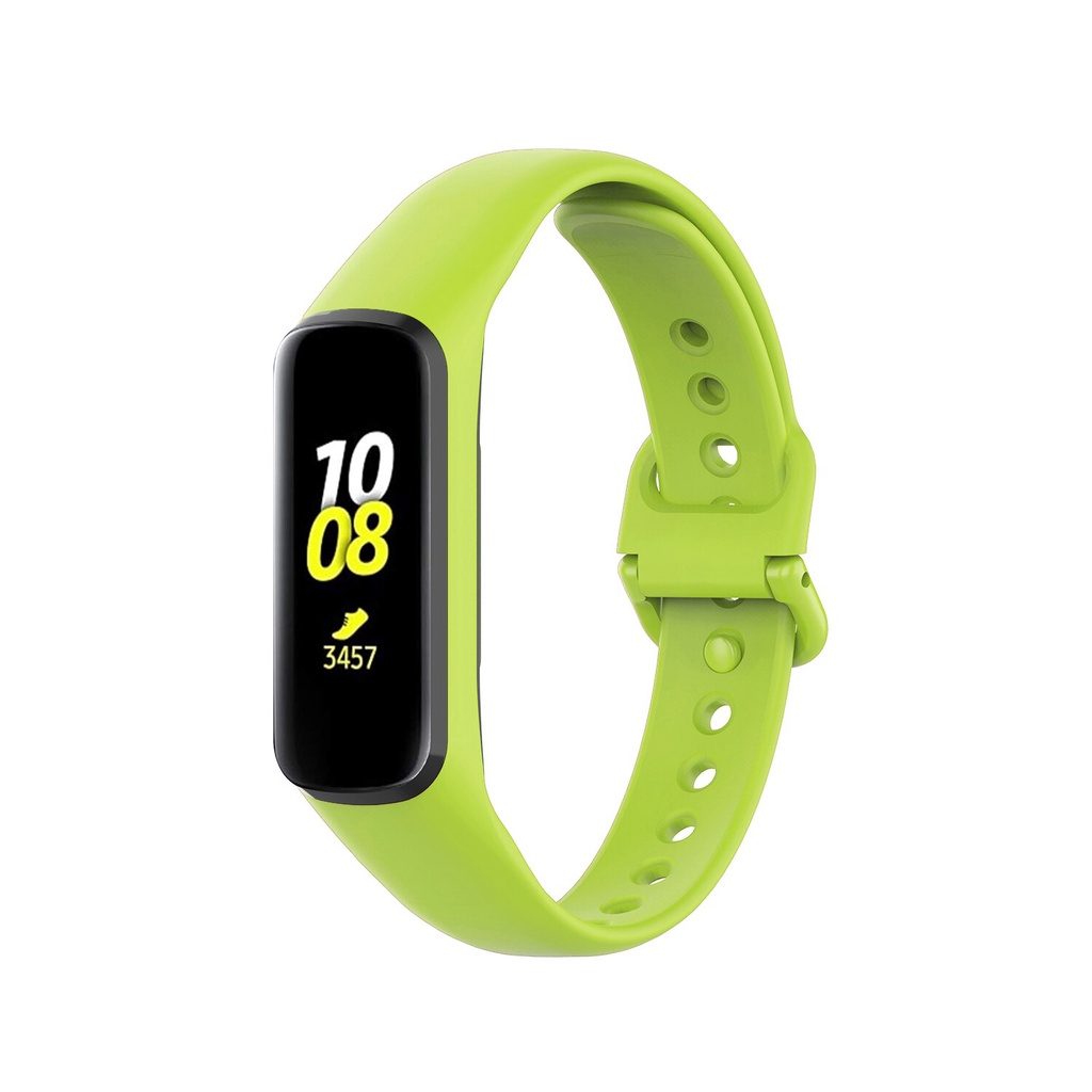 Dây đeo thay thế bằng silicon màu trơn cao cấp cho Samsung Galaxy Fit 2 Sm-R220