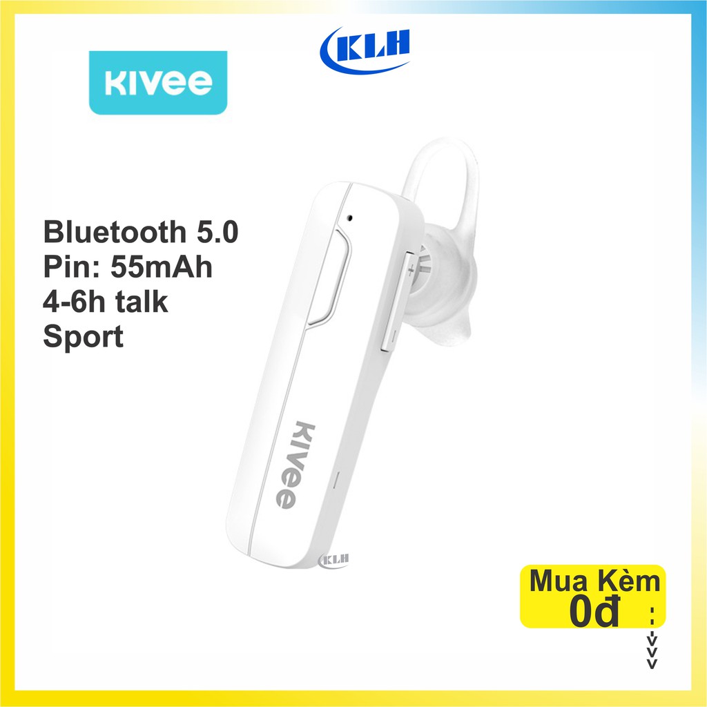 Tai nghe blueooth thể thao nhỏ gọn, tai bờ lu tút không dây chính hãng nghe nhạc, có Mic nghe gọi Kivee Tw32 KLH Shop