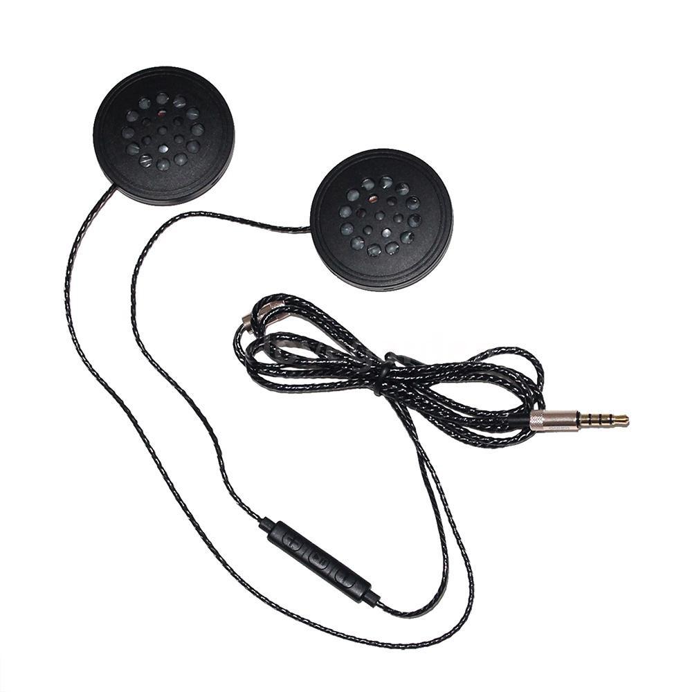 Wired Headphones Motorbike Intercom Helmet High-quality 3.5mm Music Headset Hands-free with HD Microphone for Motor