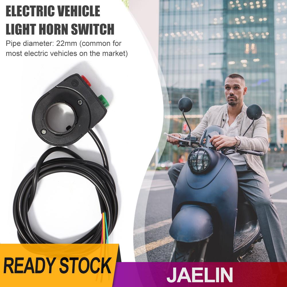Công tắc đèn pha/ còi xe đạp điện 2 trong 1 chuyên dụng tiện lợi