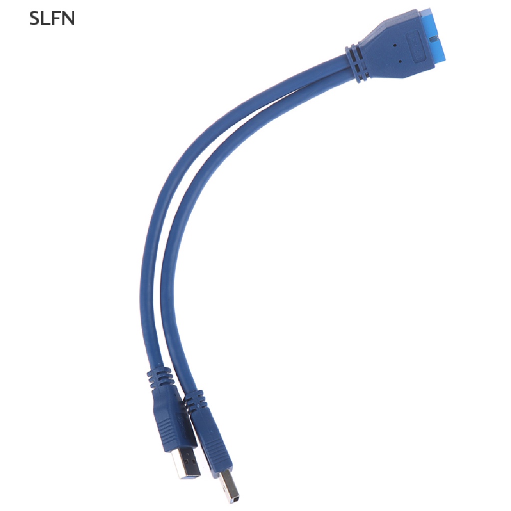 Cáp ChuyểN ĐổI 2 CổNg USB 3.0 Sang ĐầU CắM 20 Pin